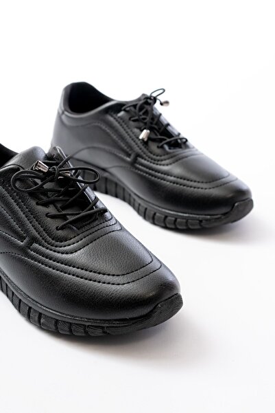 Zerenyus Zri̇n-504 Black Lace-Up Orthopedic Daily Women's Sports Shoes