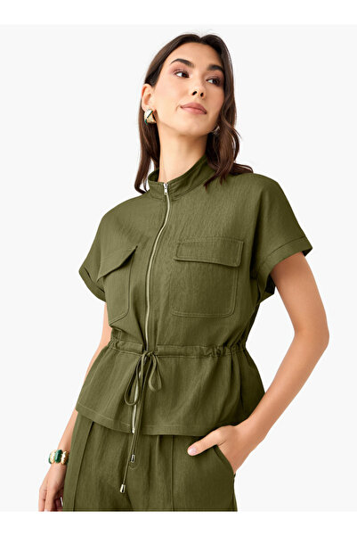 FAV Drawstring Shirt with Extended Sleeves