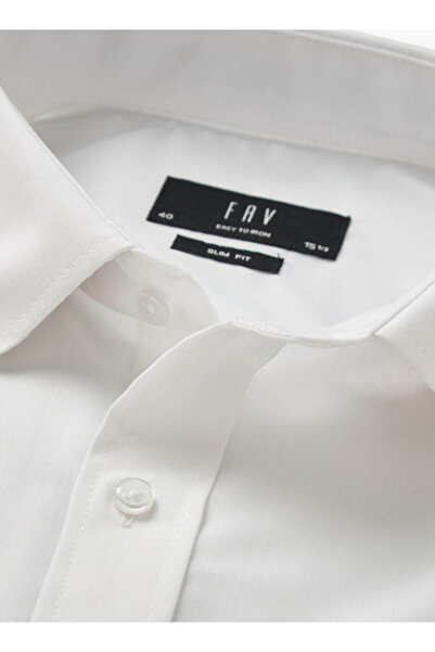 FAV Set of 2 - Men Slim Fit Collared Long Sleeves Shirt