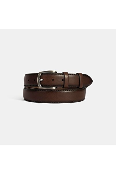 Desa Men's Brown Leather Classic Belt