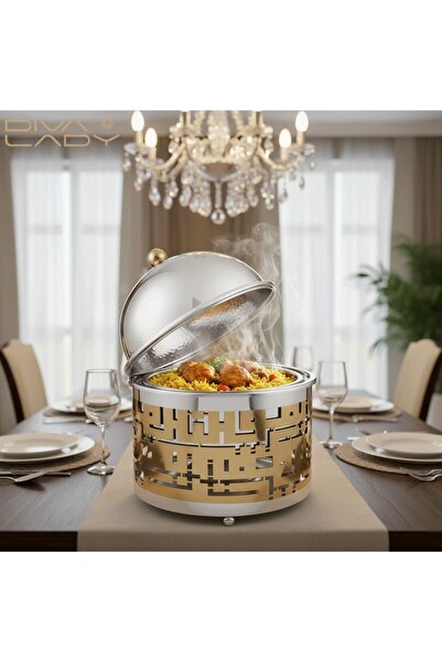 DIVA LADY 🔥 Premium 3L Food Warmer – 28cm Height x 25cm Diameter | Perfect for buffets and upscale banquets ✨