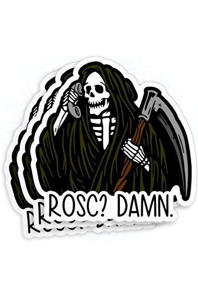 ALAYRA International (3 قطع) ملصق فينيل طبي لممرضات ROSC مقاس 2 بوصة