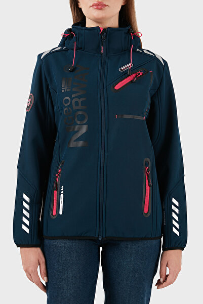 Norway Geographical Waterproof 5000 mm Softshell Removable Hooded Coat Mont Reine