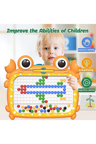 Generic Magnetic Bead Maze Toy - Colorful Wooden Magnetic Bead Maze for Ages 2-7 (Magnetic Drawing Board)