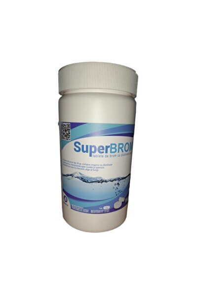 Aquatics Slow Dissolving Bromine Tablets, SuperBrom (tab 20g) 1kg