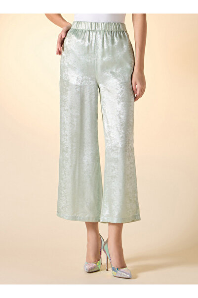 FAV بنطلون أرجل واسعة بخصر مرن وجيوب