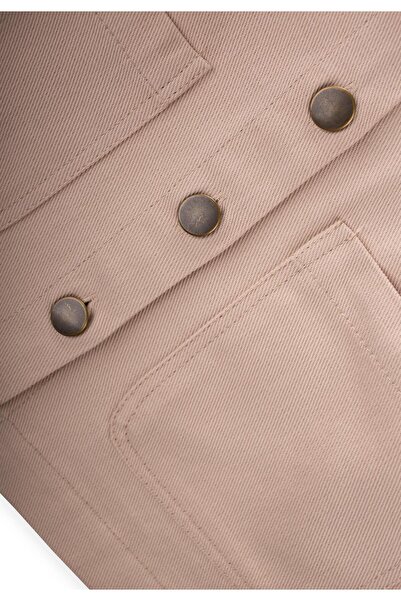 Cigit Gabardine Jacket 2-7 Years Beige