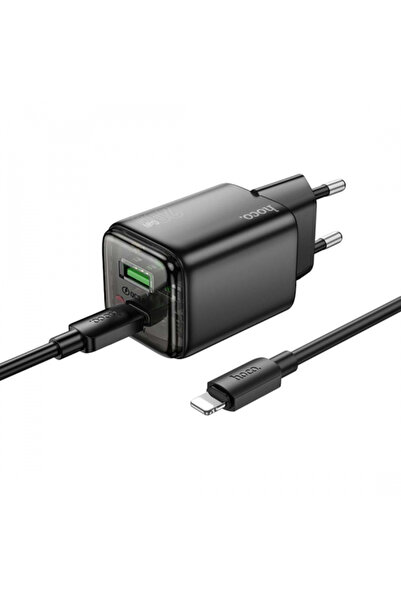 Apple Incarcator Retea Cu Cablu Lightning HOCO N52, 20W, 3A, 1 x USB-A - 1 x ...