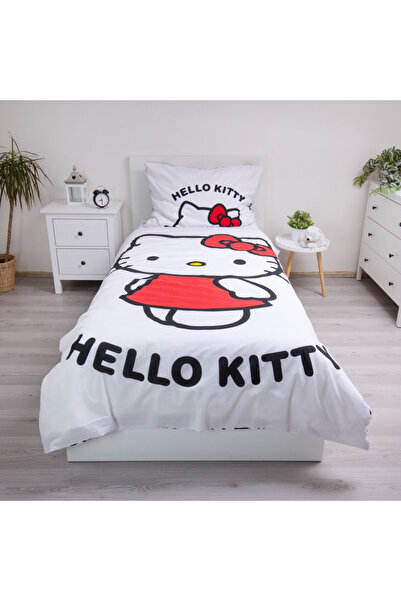 Hello Kitty White bedding cover 140×200cm, 70×90 cm