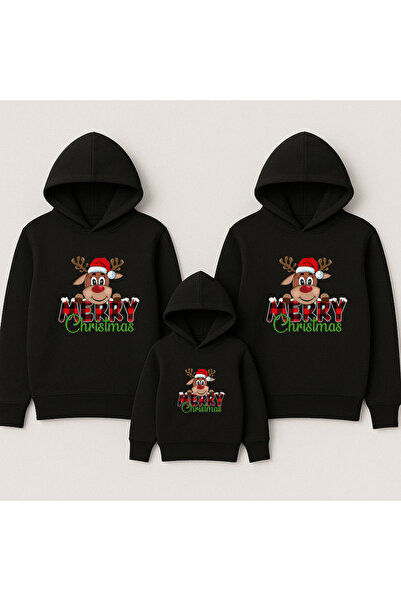 MODA Anul Nou Crăciun Crăciunul cu imprimeu Mamă Tată Copii Hanorac combinat ...