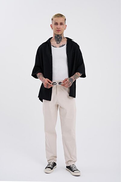 Machinist Ανδρικό παντελόνι τζιν Basic Solid Sand