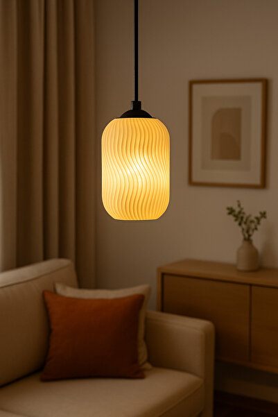 DOAN HOME Dalga Formlu Modern Avize