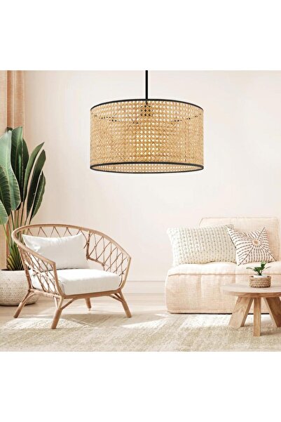 Art&Gift Rattan Serisi Orjinal Hazeran Sarkıt Büyük Boy Avize