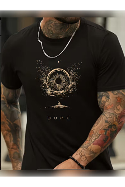 TİMİSİVA تي شيرت أسود بأكمام قصيرة وياقة دائرية للجنسين قصة فضفاضة يونيو مطبوع