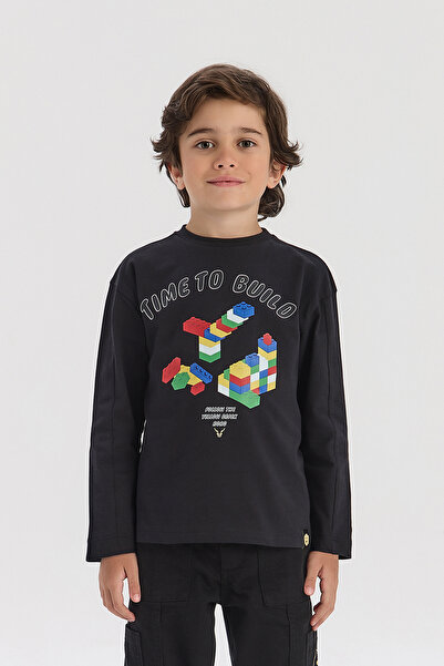 Nebbati Boy Black Tshirt
