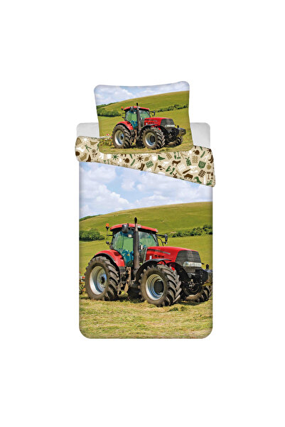 Tractor Red bed linen set 140×200 cm, 70×90 cm