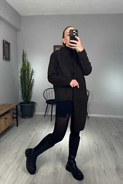 lady special Πλεκτό πουλόβερ με σάλι