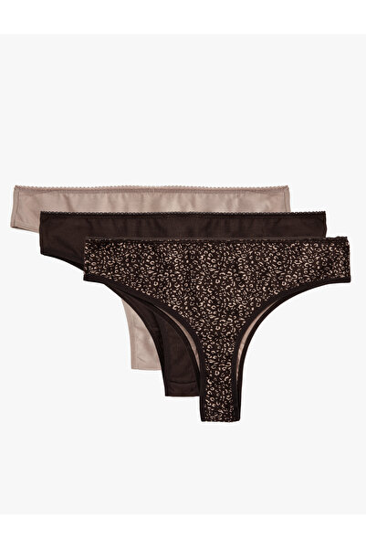 Koton Комфортний бавовняний комплект з 3 бразильських трусиків