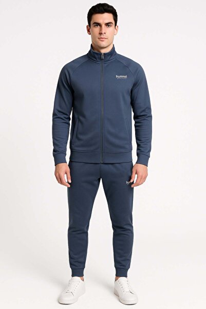 hummel Hml Terry Track Suit indigo Erkek Alt-Üst Takım 960043-8588