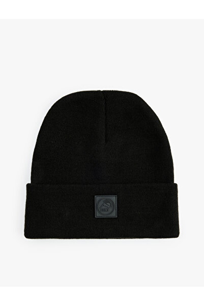 Koton Basic Layered Beret with Label Detail