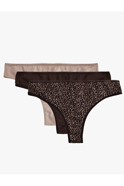 Koton Комфортний бавовняний комплект з 3 бразильських трусиків