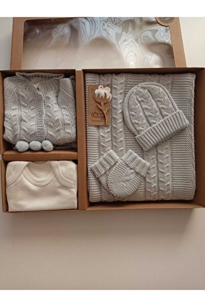 Nipperland 100% Cotton Egyptian Knitted 5-Piece Hospital Discharge Set