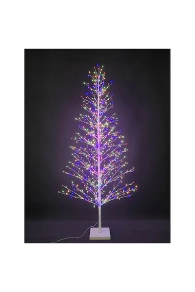 OEM White Christmas Tree with 767 LED Bulbs 2.1m - Multicolor