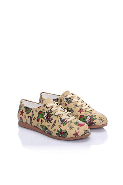 Streetfly Γυναικεία παπούτσια Oxford με θέμα την Πρωτοχρονιά