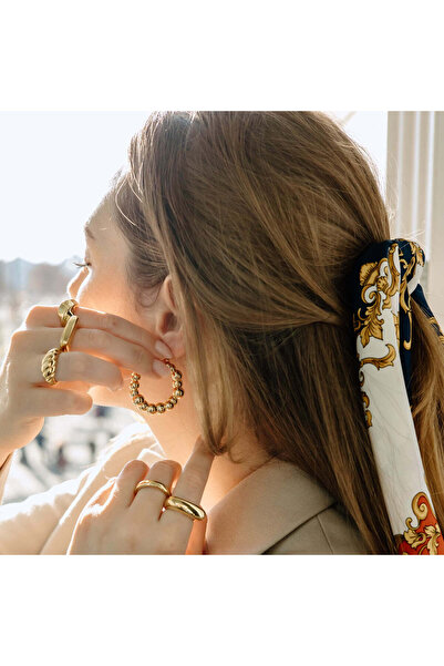 IOSA Bold Bubble Hoops Maxi Silver Earrings