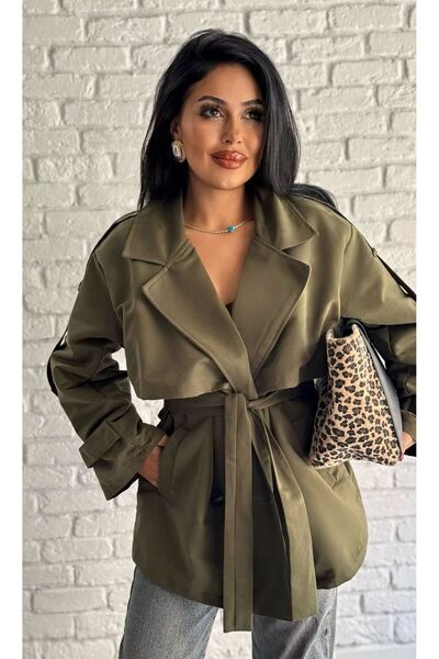 La Perla Boutique Oversized Premium Trench Coat with Belt Lining