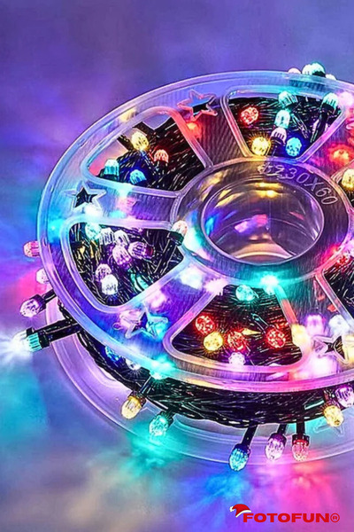 APF Multicolor LED Installation 80m – 8 Modes, on Roll, Indoor/Outdoor