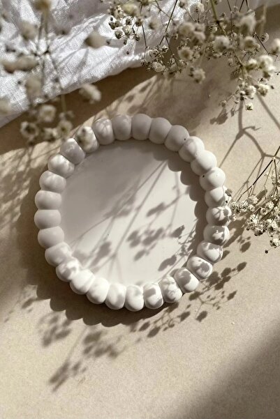 Elif Hobi Stone Powder Mold – Bubble Decorative Plate – Silicone Mold