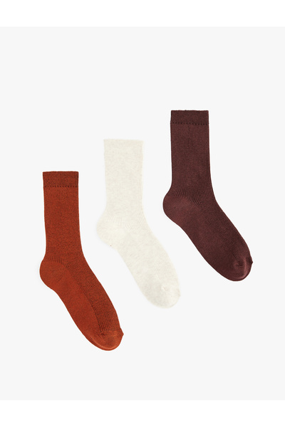 Koton Комплект от 3 чифта памучни чорапи