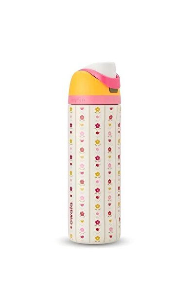 owala Freesip Insulated Stainless Steel Water Bottle 24OZ Flower Crown