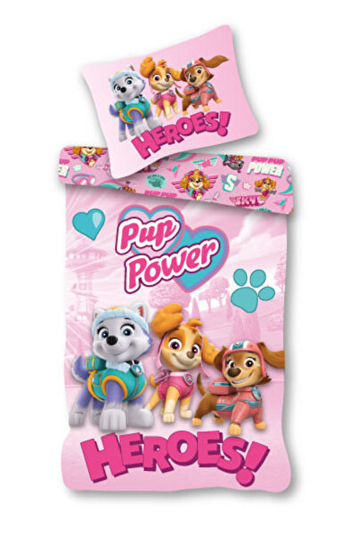 PATRULA CATELUSILOR Paw Patrol Heroes! bedding set 140×200cm, 70×90 cm