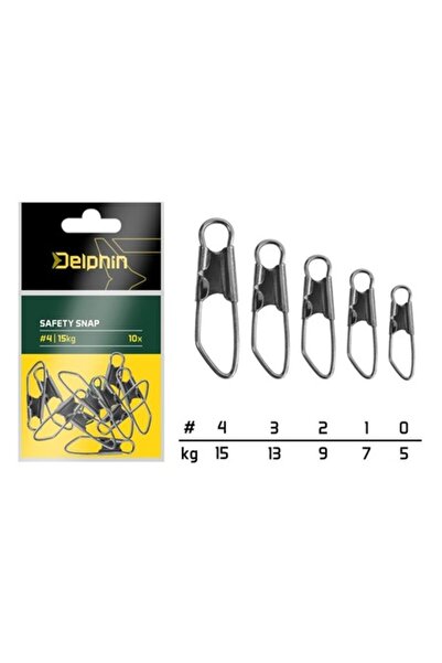 DELPHİN set de închidere cu clic 10 bucăți, 7 kg, 5 dimensiuni