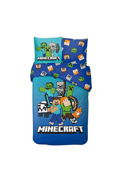 MINECRAFT Block World bedding set 140x200cm, 65x65 cm