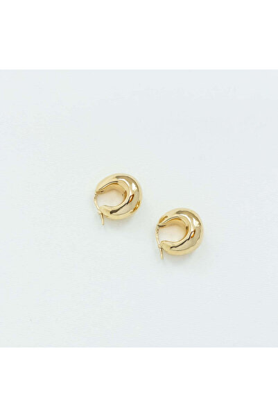 IOSA Silver Hammered Dome Hoops Earrings