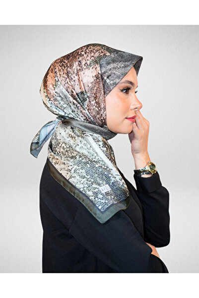 Akel Digital Crystal Scarf Patterned-4