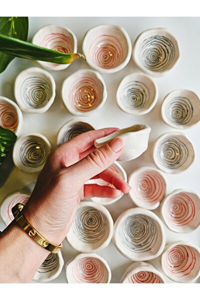 WEBBMODA Handmade Turkish Delight Serving Tray 4 Pcs