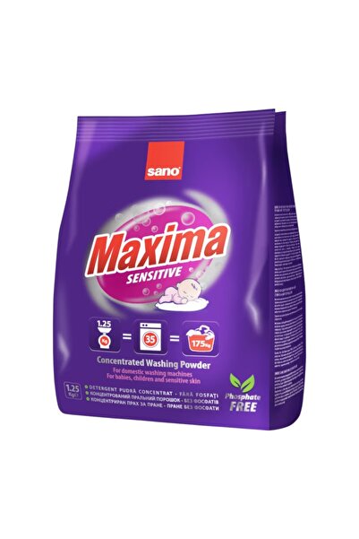 Sano Detergent automat Maxima Sensitive pentru rufe, 1.25 kg