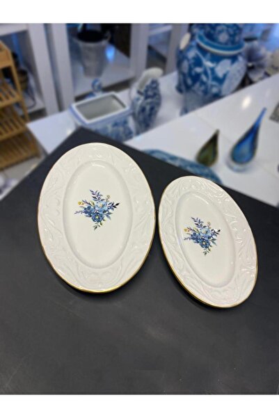 Dame Marie ROLYEF BLUE 2'Lİ KAYIK TABAK