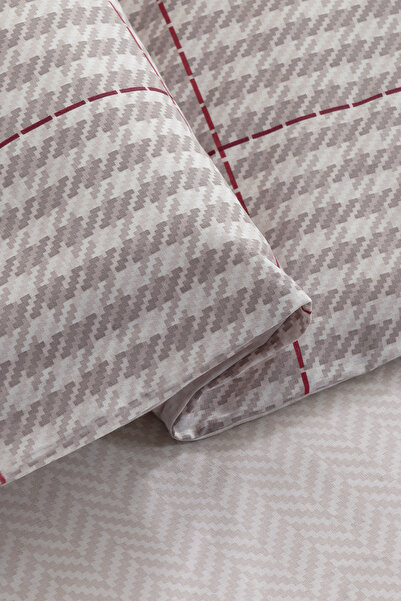 Yataş Traun Ranforce Single Duvet Cover Set - Beige