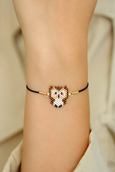 Kübüşün Atölyesi - Animal Figured Bracelet - Handmade - Owl