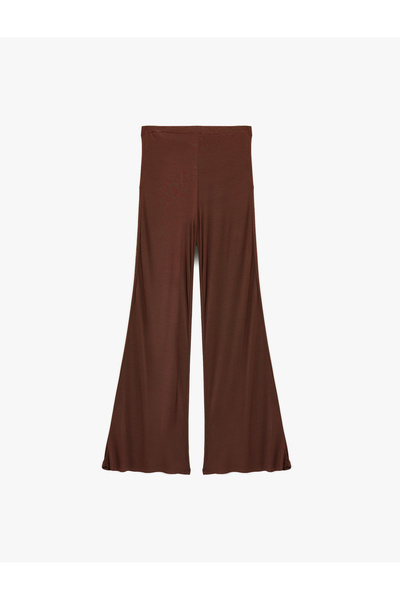 Koton Άνετο παντελόνι πιτζάμα με μακρύ φαρδύ πόδι