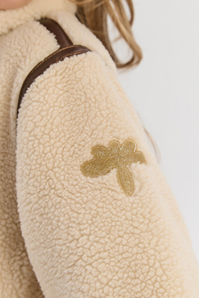 Tyess Girl Ecru Coat