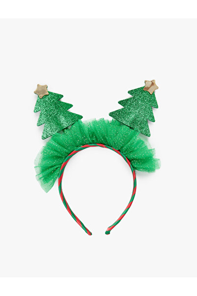 Koton Glitter Pine Tree Applique Christmas Wreath