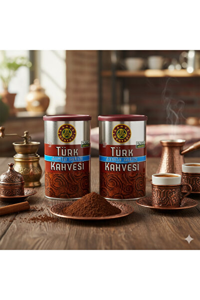 Kahve Dünyası Damla Sakızlı Türk Kahvesi Teneke 250g X 2 ADET