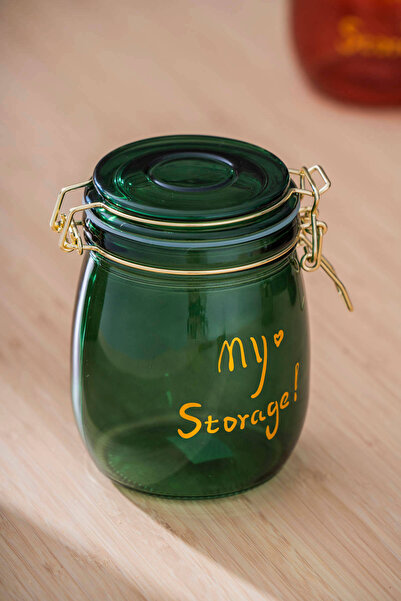 ACAR Pierre Klipsli Kapaklı Kavanoz Seti - 14 cm