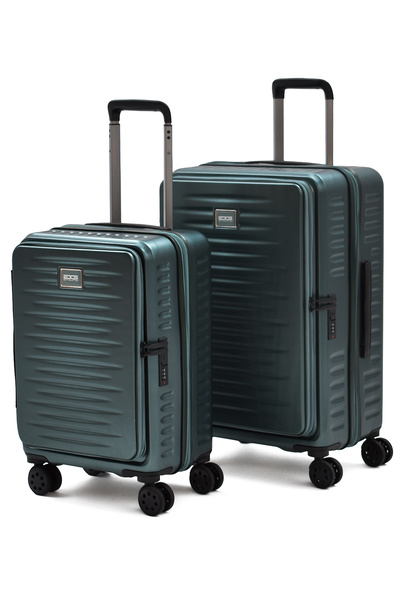 ELATAE Ground Körüklü 2’li Valiz Seti Orta ve Kabin Boy – Ultra Dayanıklı, Ge...